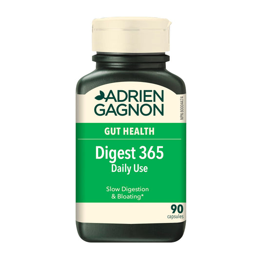 Adrien Gagnon - Digest 365 Natural Digestive Enzymes Complex, For Digestion Supplement Gas and Bloating Relief, Restore Gut Health - 90 Count