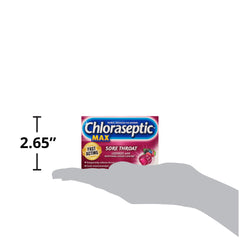 Chloraseptic Maximum Strength Sore Throat Lozenges with soothing liquid centre - Wild Berries, 15 lozenges