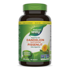 Nature's Way Dandelion Root - Digestion Supplement – Diuretic Laxative - Non-GMO Verified - 180 Vegetarian Capsules, Value Size