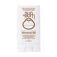 Sun Bum Mineral Spf 50 Sunscreen Face Stick | Vegan and Reef friendly (Octinoxate & Oxybenzone Free) Broad Spectrum Natural Sunscreen with Uva/uvb Protection | .45 Oz, 0.45 ounces NPN# 80084543