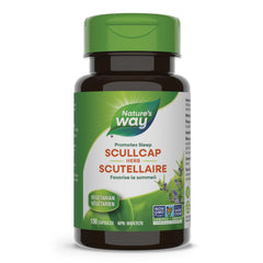 Nature's Way Scullcap Herb Supplement – Helps Relieve Restlessness and Nervousness, Promoting Sleep – Used in Herbal Medicine as Menstruation Pain Support – 100 Vegetarian Capsules