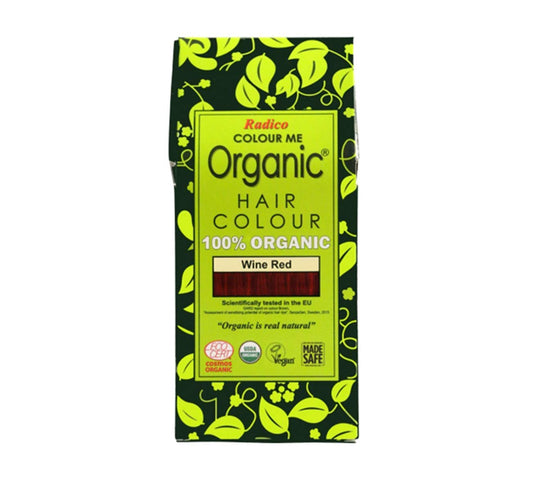 Radico Org. Hair Colour Powder - Wine Red