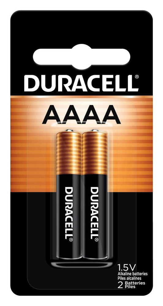Duracell AAAA batteries 1.5V, 2 Count (Pack of 1), Long-Lasting Alkaline 1.5V Batteries for Cameras, Styluses, Flashlights and More
