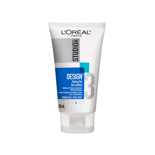 L'Oreal Paris Studio Line Design Strong Hold Styling Gel, 150-Milliliter