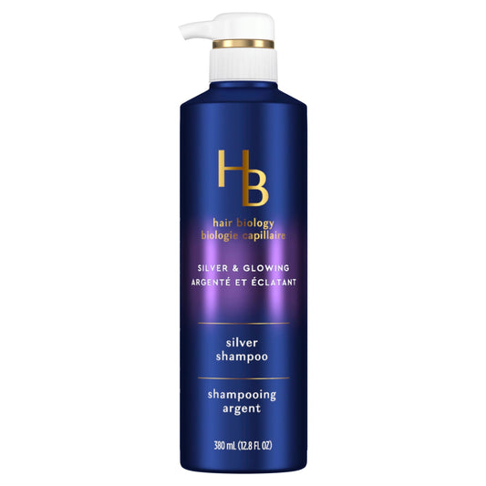 Hair Biology Shampooing Argent 1 en 1 Shampooing, 380 mL