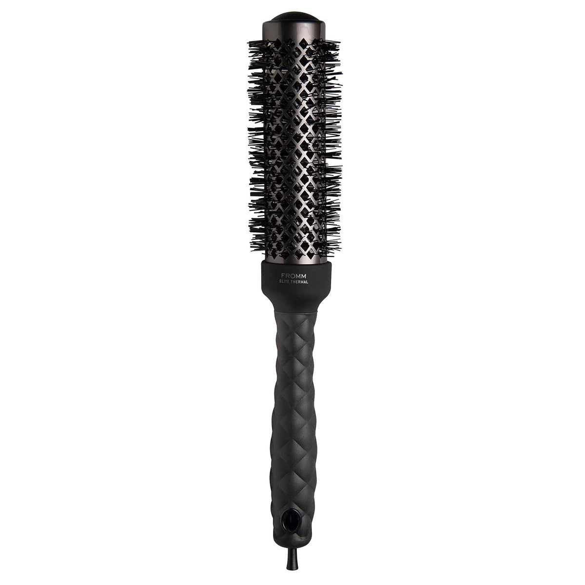 Fromm Elite Thermal Ceramic x Ionic 1.25 Inch Round Hair Brush for Expert Blowouts, Hair Drying, Extended Barrel for Anti-Static Styling, Smoothing, Straightening, and Shine, Ideal for Short Hair