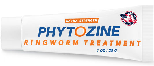 Phytozine - Extra Strength Antifungal Ringworm Treatment Cream for Humans - Powerful Antifungal Cream- Effective Athlete's Foot Treatment with Tolnaftate and Natural Oils for Adults and Kids (1 Ounce)