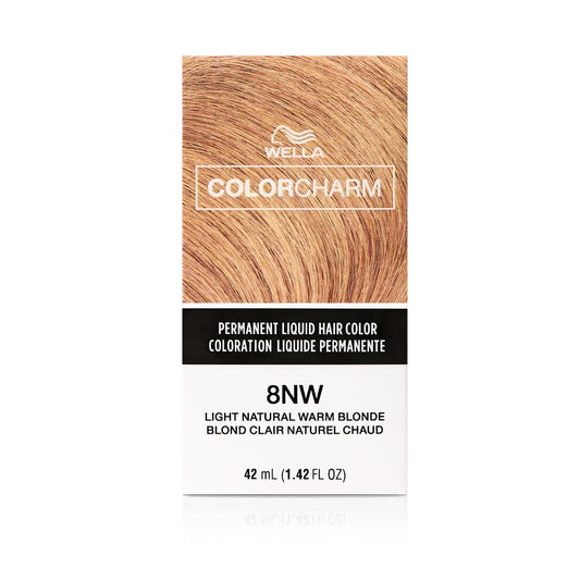 COLORCHARM Permanent Liquid Hair Color for Gray Coverage | 008NW Light Natural Warm Blonde | 1.42 Fl Oz | 42 ml - Packaging May Vary
