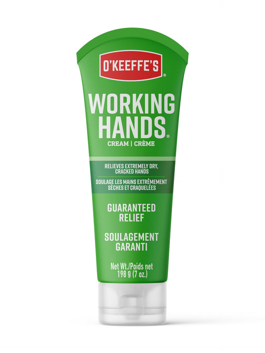 O'Keeffe's Working Hands Hand Cream for Extremely Dry, Cracked Hands, Heals, Relieves and Repairs, Boosts Moisture Levels, 7oz/198g, (Pack of 1) 106462