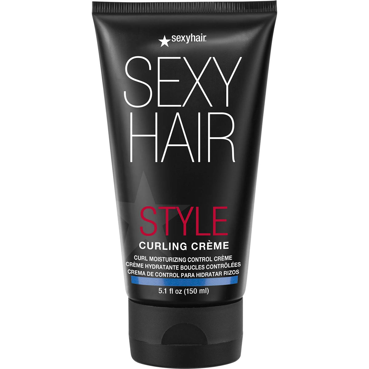 SexyHair Style Curling Crème Curl Moisturizing Control Crème, 5.1 Oz | Light Control | Maintains Moisture and Combats Frizz