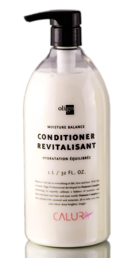 Oligo Professionnel Calura Moisture Balance Conditioner, Paraben Free Moisture Conditioner for Oily Hair with Osmosis Complex Technology, 1L