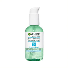 Garnier Green Labs Hyalu-Aloe Super Hydrating 3-In-1 Serum Gel, With Hyaluronic Acid + Aloe Vera, Moisturizes and Hydrates Skin, Fragrance-Free, For All Skin Types Including Sensitive Skin, 72 ml