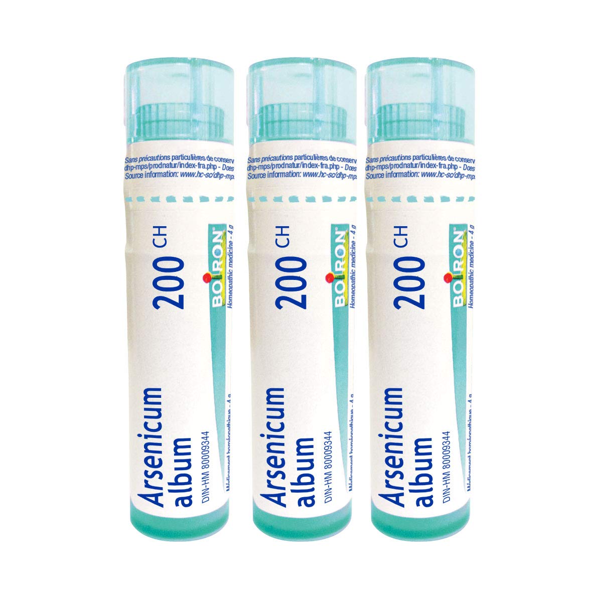 Arsenicum album 200CH, Boiron homeopathic medicine, 3 tubes (4g each tube)