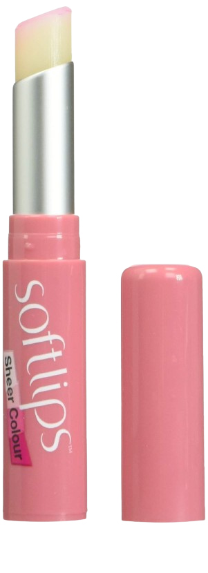 Softlips Sheer Colour Changing Lip Balm Strawberry, Argan Oil and Beeswax, 2g