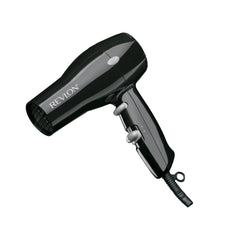 Revlon RVDR5034F Compact Hair Dryer, Lightweight, Multiple Heat/Speed Settings, Travel Friendly, Black