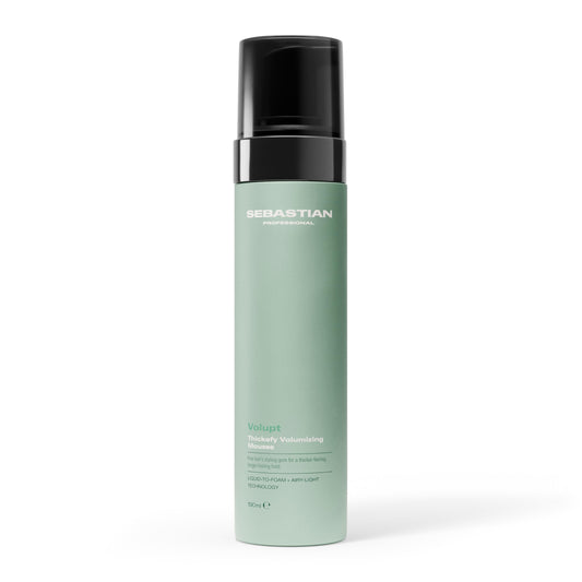 Sebastian Professional Volupt Thickefy Volumizing Mousse | Flexible Hold Styling | Thickens & Conditions Fine Hair | 6.4 fl oz | 190 ml | Packaging May Vary