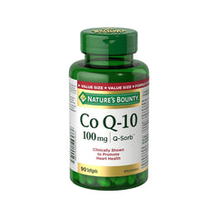NATURE'S BOUNTY Value Size Co Q-10, 100 mg, Coenzyme Q-10, Clinically Shown To Promote Heart Health, Antioxidant, 90 Softgels, 38.7 g
