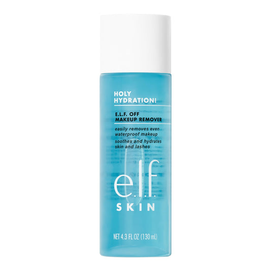 e.l.f. SKIN Holy Hydration! Off Makeup Remover, Liquid Makeup Remover For Eye, Lip & Face Makeup, Gentle Formula, Vegan & Cruelty-free