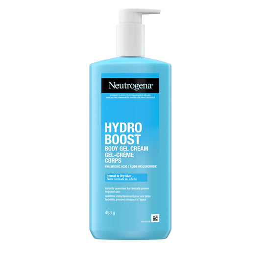 Neutrogena Hydro Boost Gel Body Cream for Dry Skin, Hyaluronic Acid, 453g