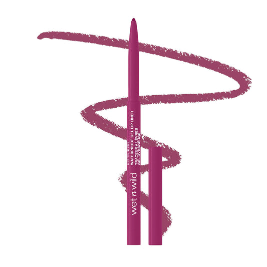 wet n wild Perfect Pout Matte Retractable Gel Lip Liner Pencil, Rich Creamy Long Lasting Color, Well-Defined and Flawless Application, Vegan & Cruelty-Free - Plum Together