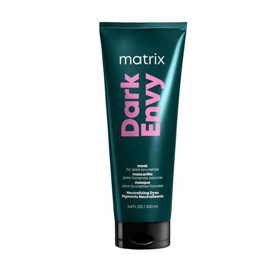 Matrix Toning Hair Mask, Dark Envy, For Red Undertones in Dark Brown or Black Hair, Cool, Glossy Finish, Color Depositing, Salon Hair Mask, 200ml (Packaging May Vary)