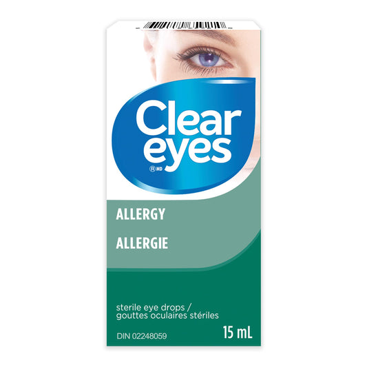 Clear Eyes Cooling Comfort Itchy Eye Relief Drop, 15ml