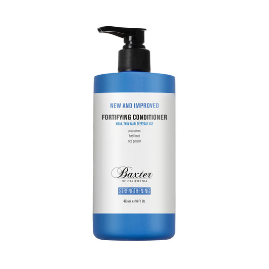 Baxter of California Daily Fortifying Conditioner | All Hair Types | Moisturizes and Detangles | Fresh Mint Scent | For Men | 16 oz