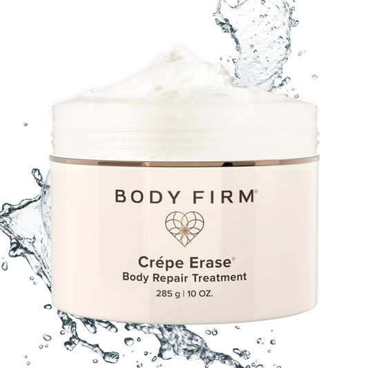 Body Firm Crepe Erase Body Repair Treatment, Anti Aging Firming Lotion with Collagen Peptides, Shea Butter, Vitamin E, Squalane and More, Promotes Women's Natural Collagen Production, 10 Oz
