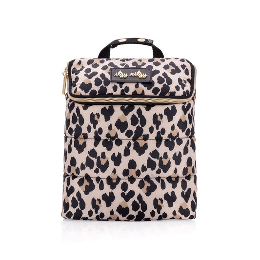 ITZY RITZY Insulated Bottle Bag – Keeps Bottles Warm or Cool - Holds 3 Bottles and Features Interior Pocket for Ice Pack (Not Included), Leopard