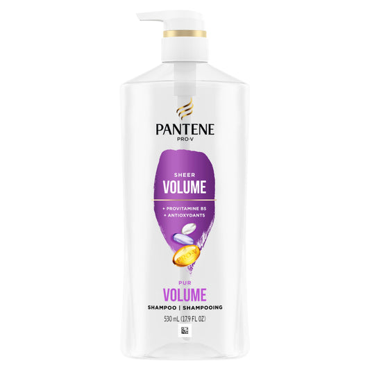 Pantene Sheer Volume 72 HR Fullness Shampoo, 530 mL