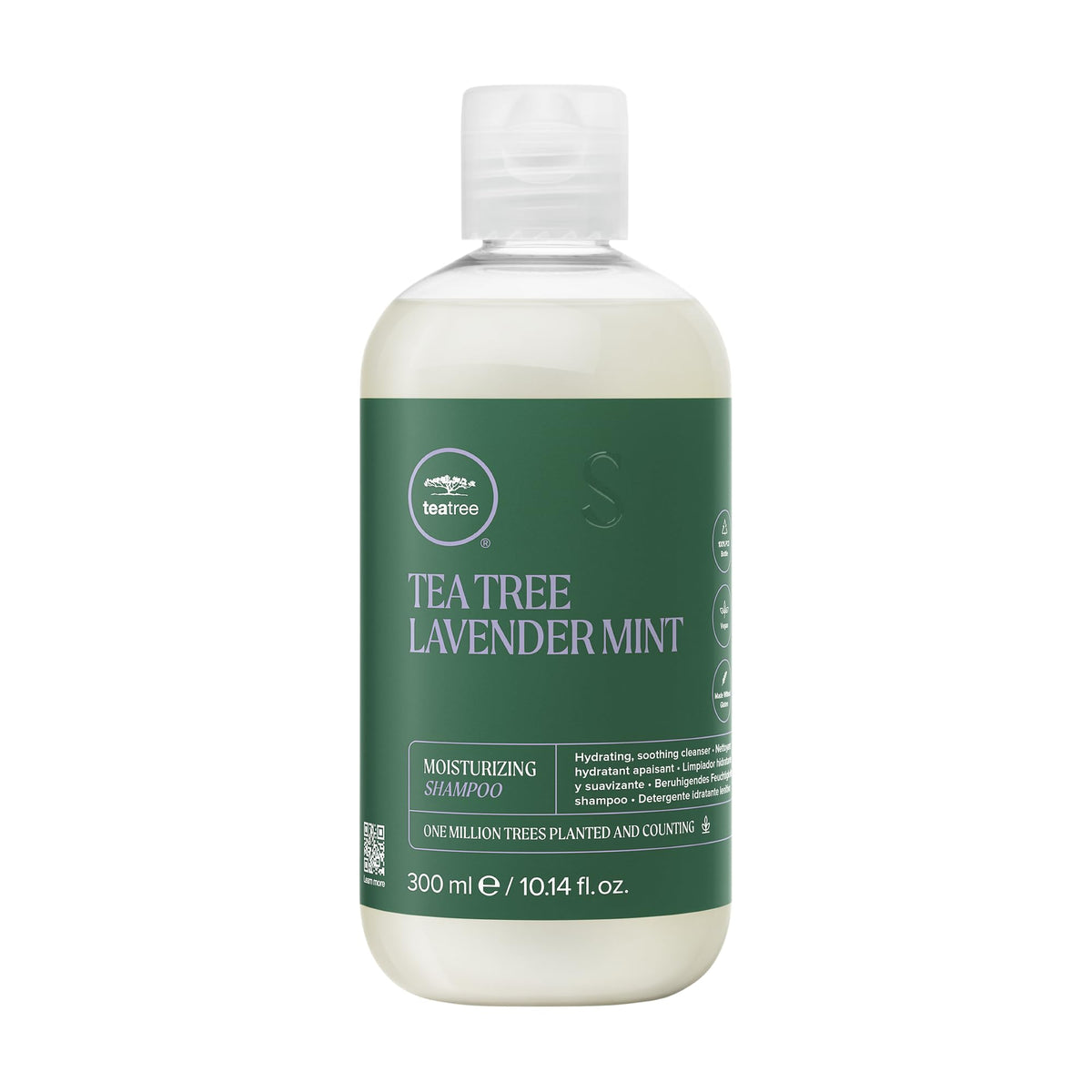 Tea Tree Lavender Mint Moisturizing Shampoo, Hydrates + Soothes, For Coarse + Dry Hair, 300 ml