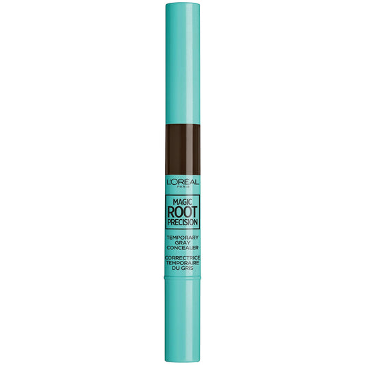 L'Oreal Paris Magic Root Precision Root Touch Up, Hair Dye, Dark Brown Hair Color, for Temples and Scattered Greys, 1 EA