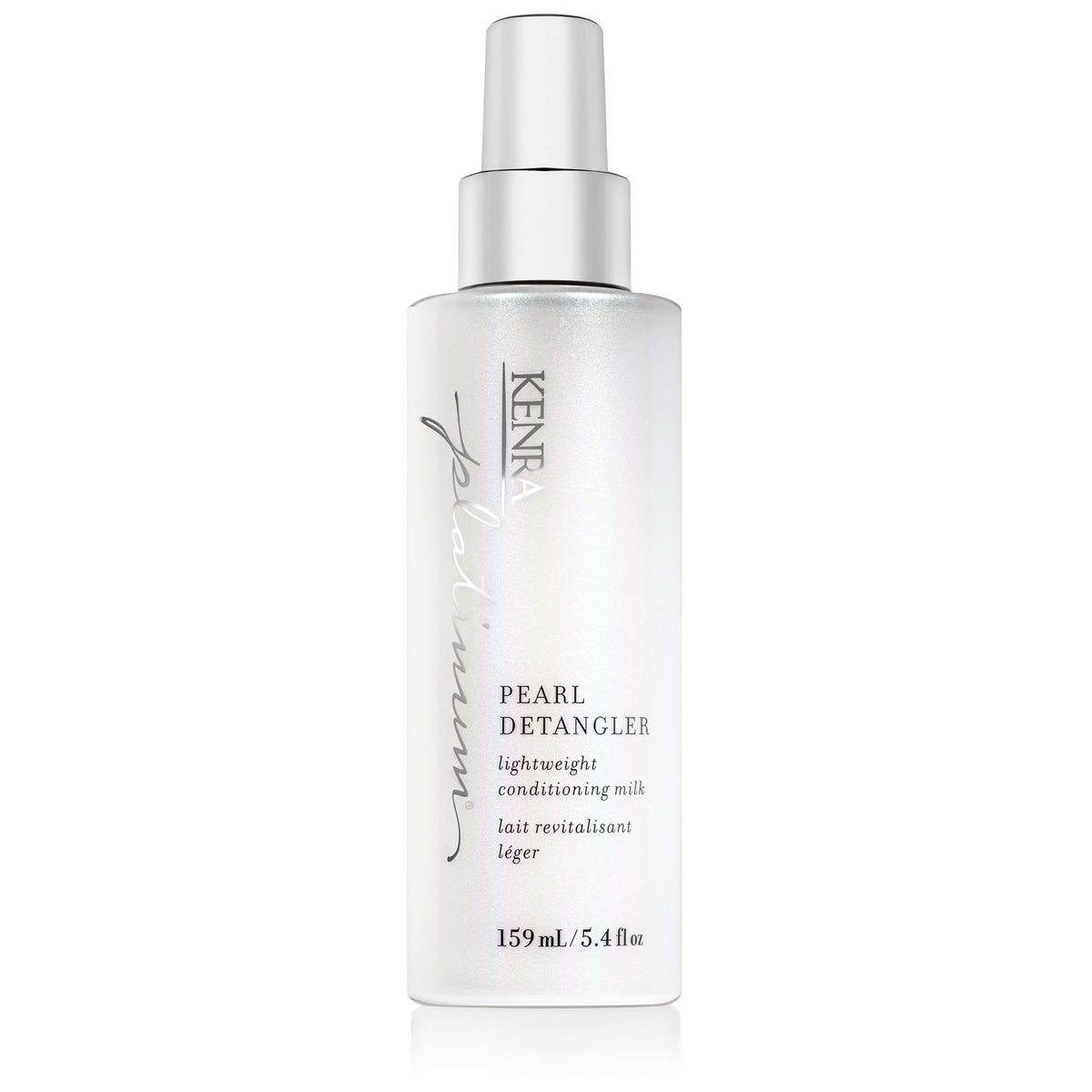 Kenra Platinum Pearl Detangler Leave-In Conditioner | Heat Protectant Spray up to 450F | Lightweight Conditioning Milk for Hair Moisture & Shine | All Hair Types | 5.4 fl. oz.