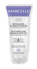 Marcelle 3-in-1 Micellar Gel Eye Makeup Remover with Soothing Aloe, Removes Waterproof Makeup, Reduces Appearance of Dark Circles, Oil-Free, Alcohol-Free, Cruelty-Free, Fragrance-Free, Hypoallergenic, 100 mL