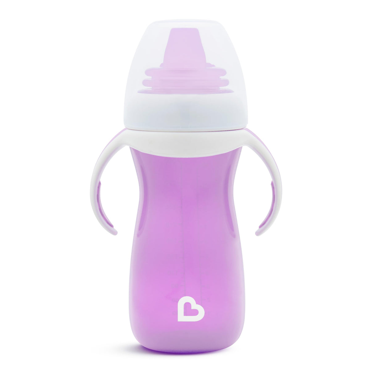 Munchkin Gentle Transition Cup with Trainer Handles, 10 Ounce, Purple