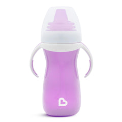 Munchkin Gentle Transition Cup with Trainer Handles, 10 Ounce, Purple