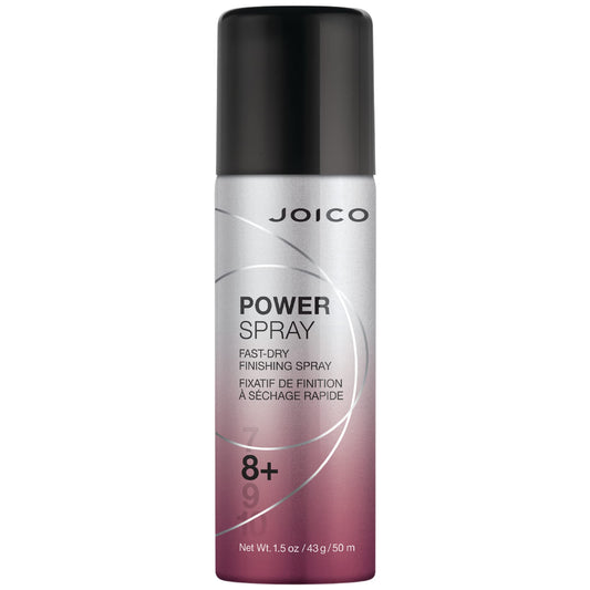 Joico PowerSpray Fast Dry Finishing Spray, Heat Styling Hairspray Strong Hold 1.5oz/43g