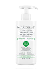 Marcelle Ultra-Gentle Cleansing Gel, Purifying, Combination To Oily Skin, Facial Cleanser, Hypoallergenic, Soap-Free, Paraben-Free, Fragrance-Free, Tested On Sensitive Skin, Cruelty-Free, 350 mL