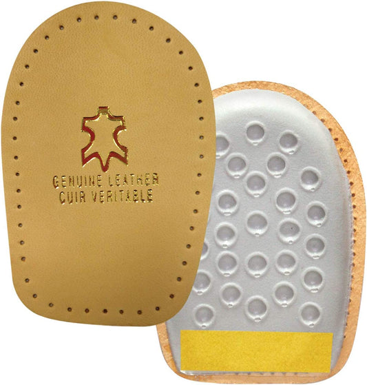 Moneysworth & Best Leather Heel Cushions, Small, Tan