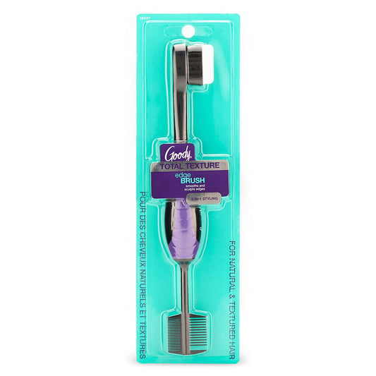 Goody Total Texture Edge Brush, Turqouise - Hair Comb for Teasing, Rat Tail & Slicking