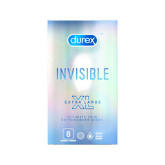 DUREX® CONDOM - Invisible XL, 8 ct