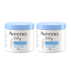 Aveeno Baby Eczema Care Nighttime Balm - Soothing Colloidal Oatmeal & Ceramide Balm for Dry, Itchy Skin - Gentle Bedtime Balm Moisturizes To Help Strengthen Natural Moisture Barrier - Fragrance-Free 311g
