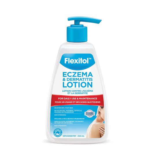 Flexitol Eczema & Dermatitis Lotion – Best Moisturizer for Itchy Skin & Relief, Treatment (250ml)