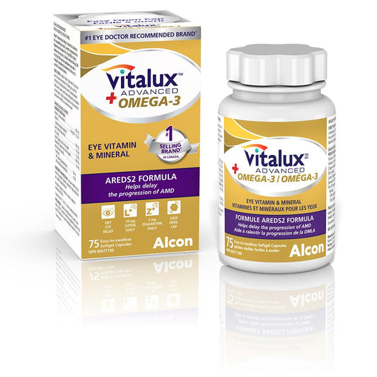 VITALUX® Advanced Plus Omega-3, 75 Capsules