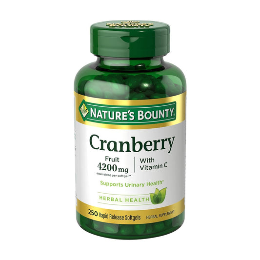 Nature's Bounty Cranberry Concentrate with Vitamin C, 200 Count