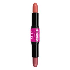 NYX PROFESSIONAL MAKEUP, Wonder Blush, Cream Blush Duo, Infused with Hyaluronic acid - HONEY ORANGE AND ROSE