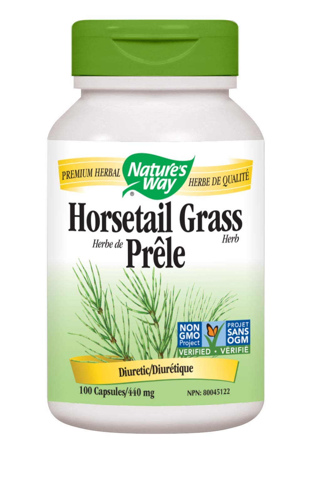 Nature's Way Horsetail Grass, Diuretic, 100 Vegetarian Capsules