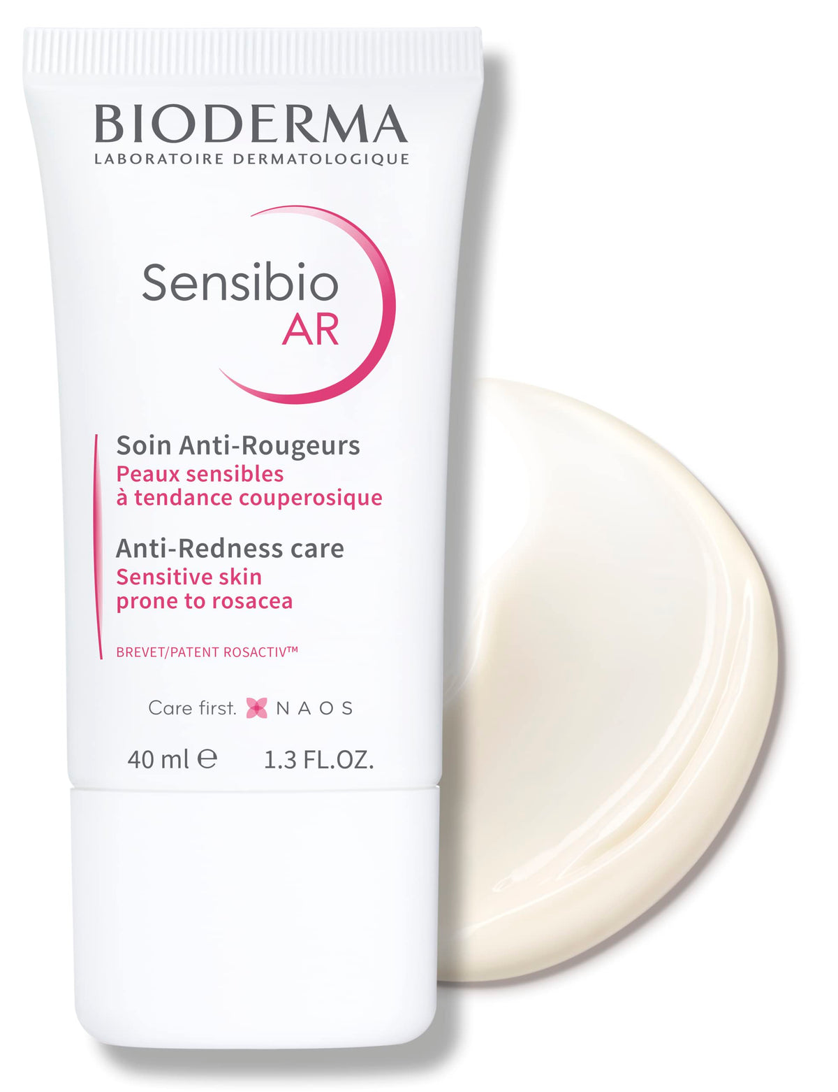 Bioderma Sensibio AR Cream, Facial Redness Relief Lotion for Sensitive Skin, Soothing and Moisturizing Care