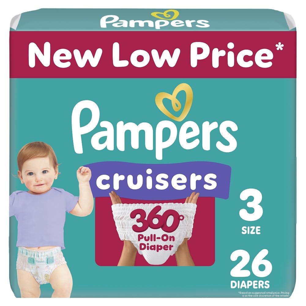 Pampers Cruisers 360 Diapers Size 3 26 Count