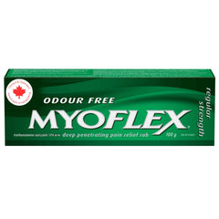 Myoflex Pain Relief Rub | Odourless | Provides Deep Penetrating Relief of Muscle Soreness & Joint Pain | Menthol Free | Stain Free | Non-Greasy | Great For Ages 2+ | 100 grams (Regular Strength)